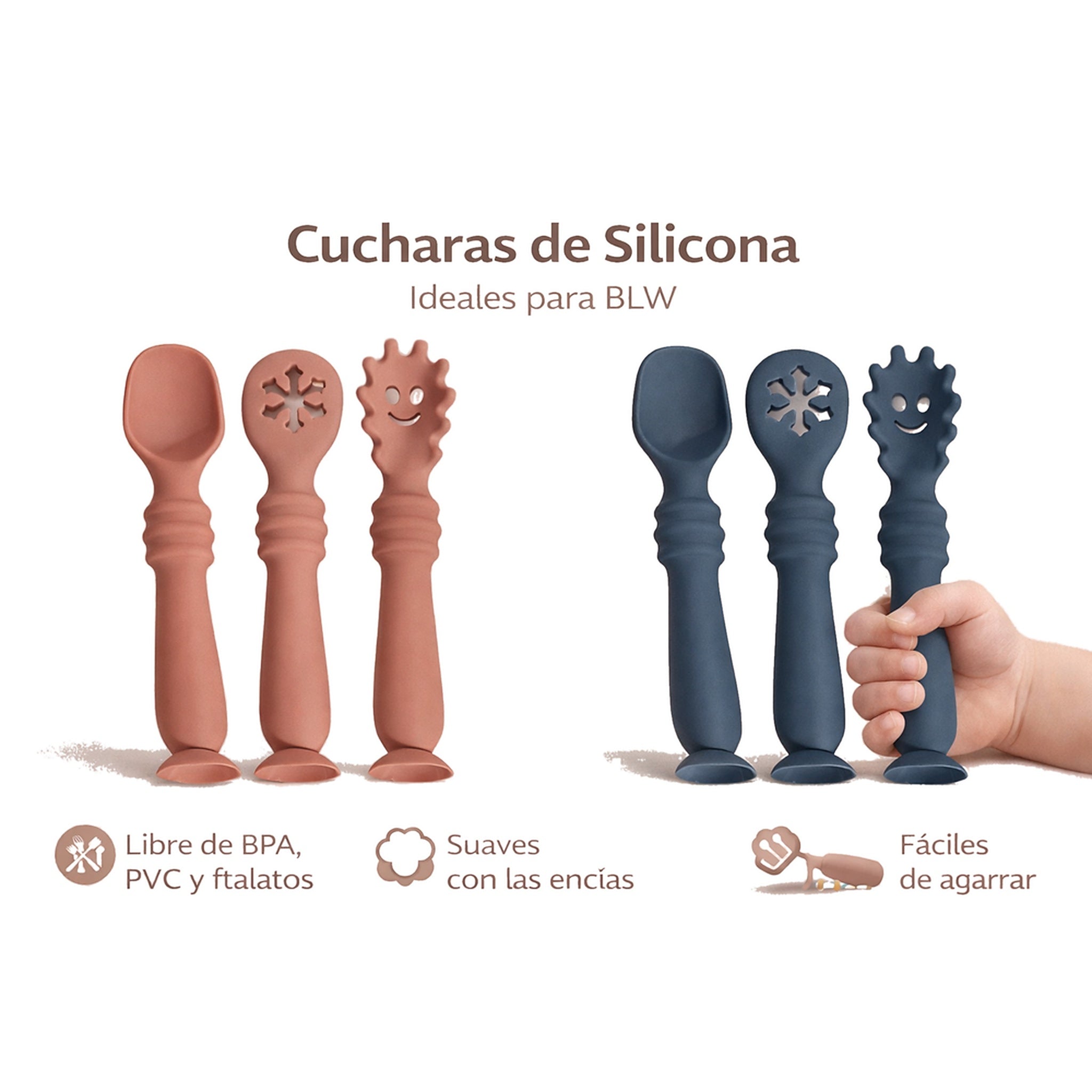 Set de Cubiertos Silicona