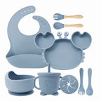 Set de alimentacion Complementaria - Silicona - Cangrejo 9 piezas
