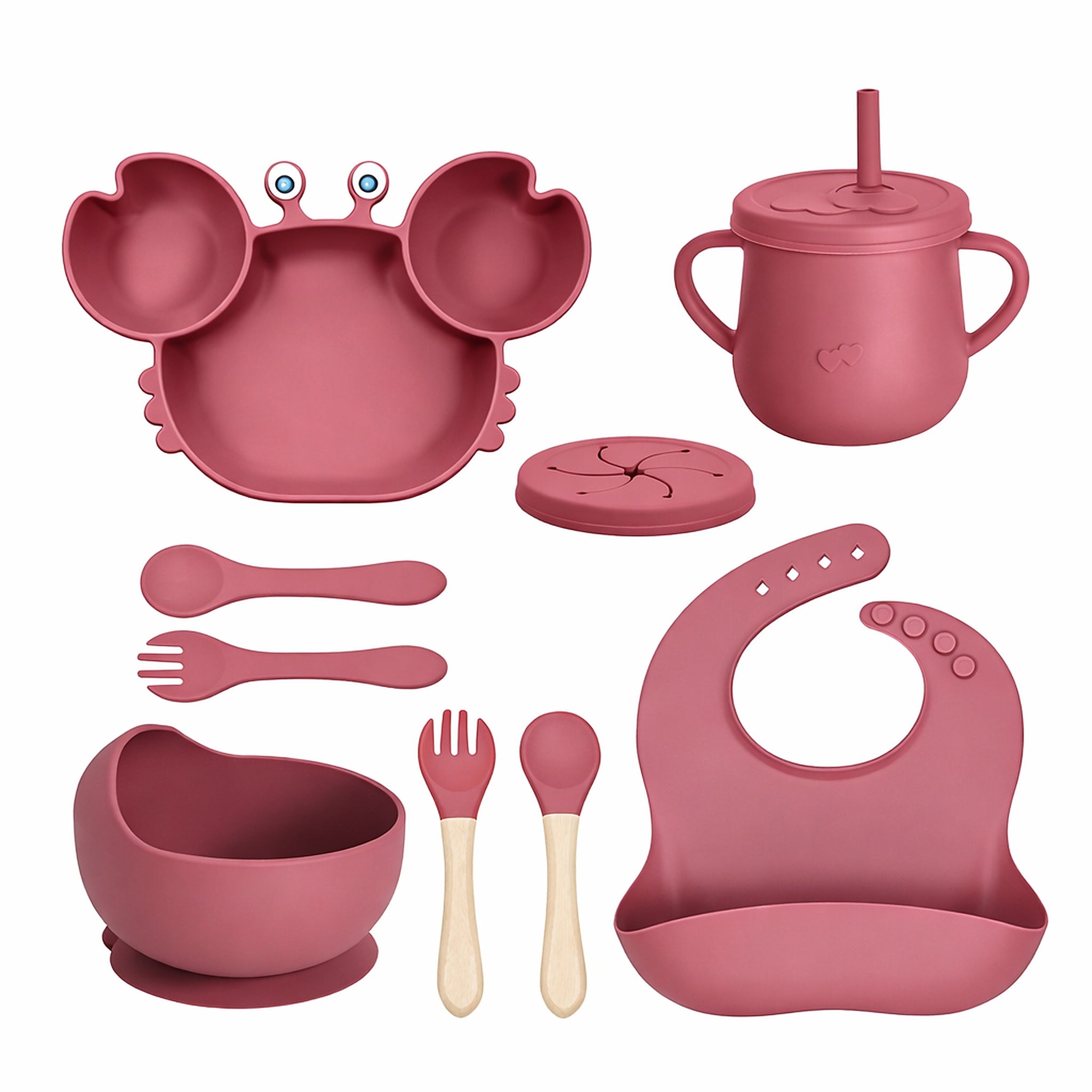 Set de alimentacion Complementaria Cangrejo 9 piezas