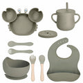 Set de alimentacion Complementaria - Silicona - Cangrejo 9 piezas