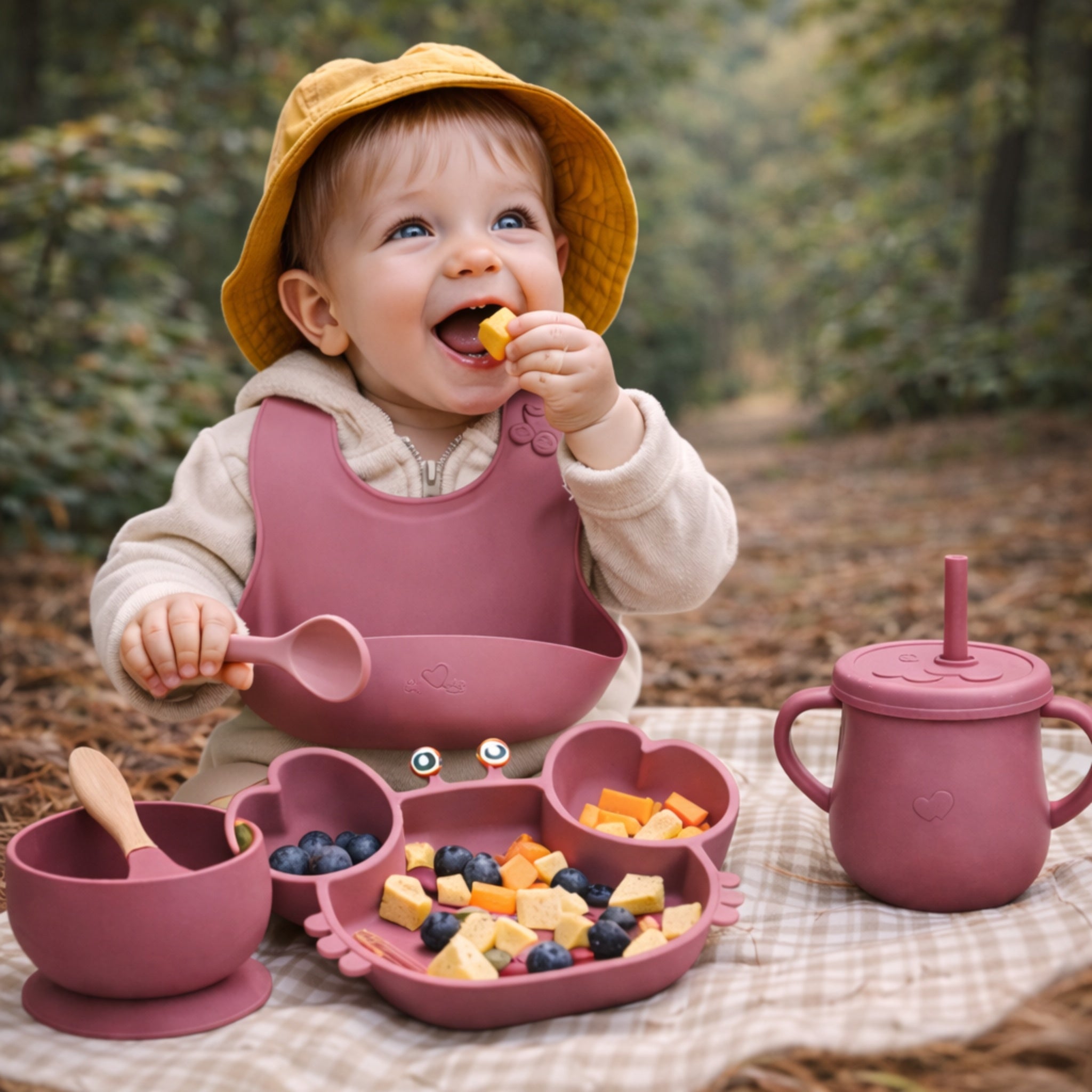 Set de alimentacion Complementaria Cangrejo 9 piezas