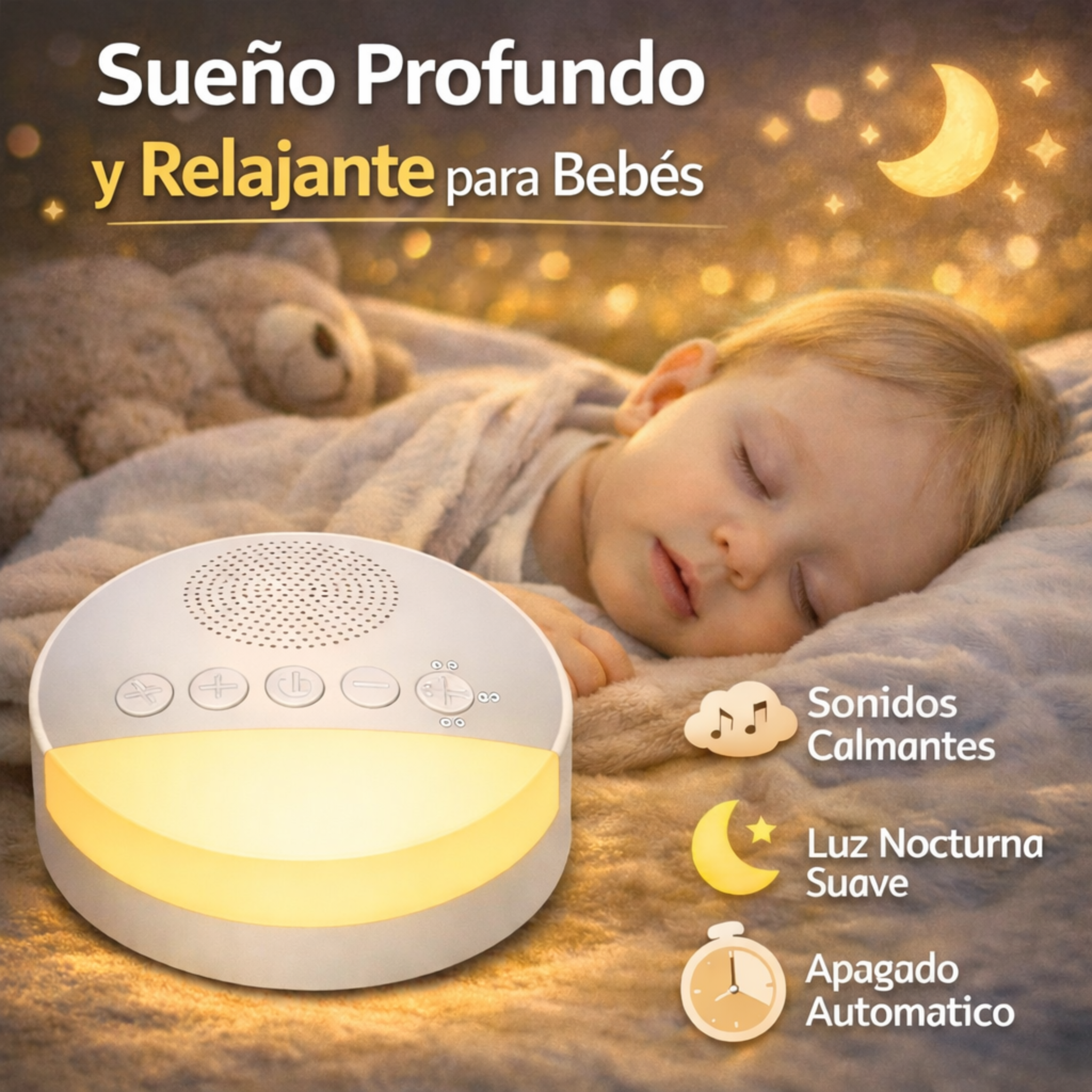 Maquina ruido blanco portatil